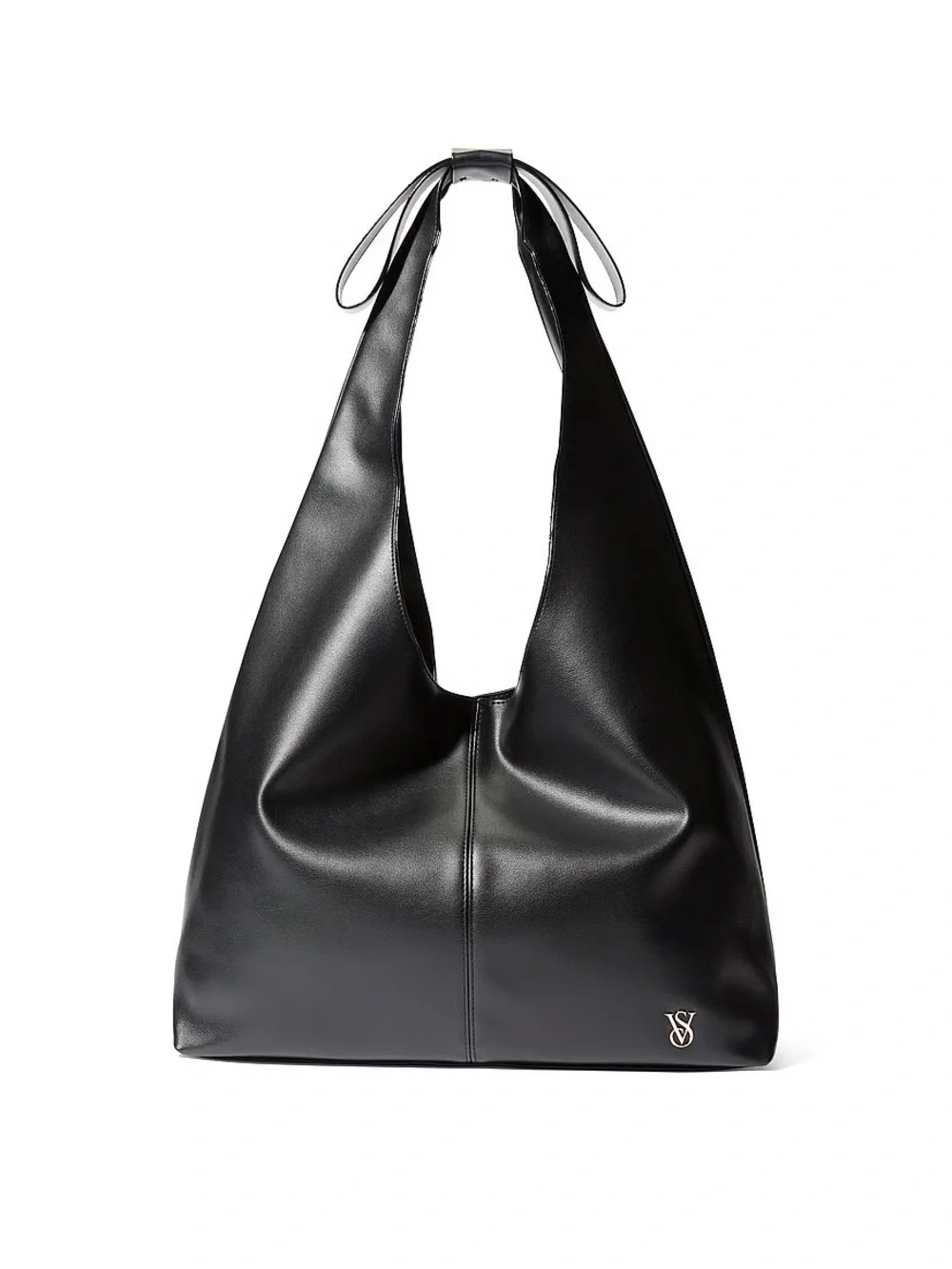 Victoria’s Secret Black Bow Tote Bag Slouchy